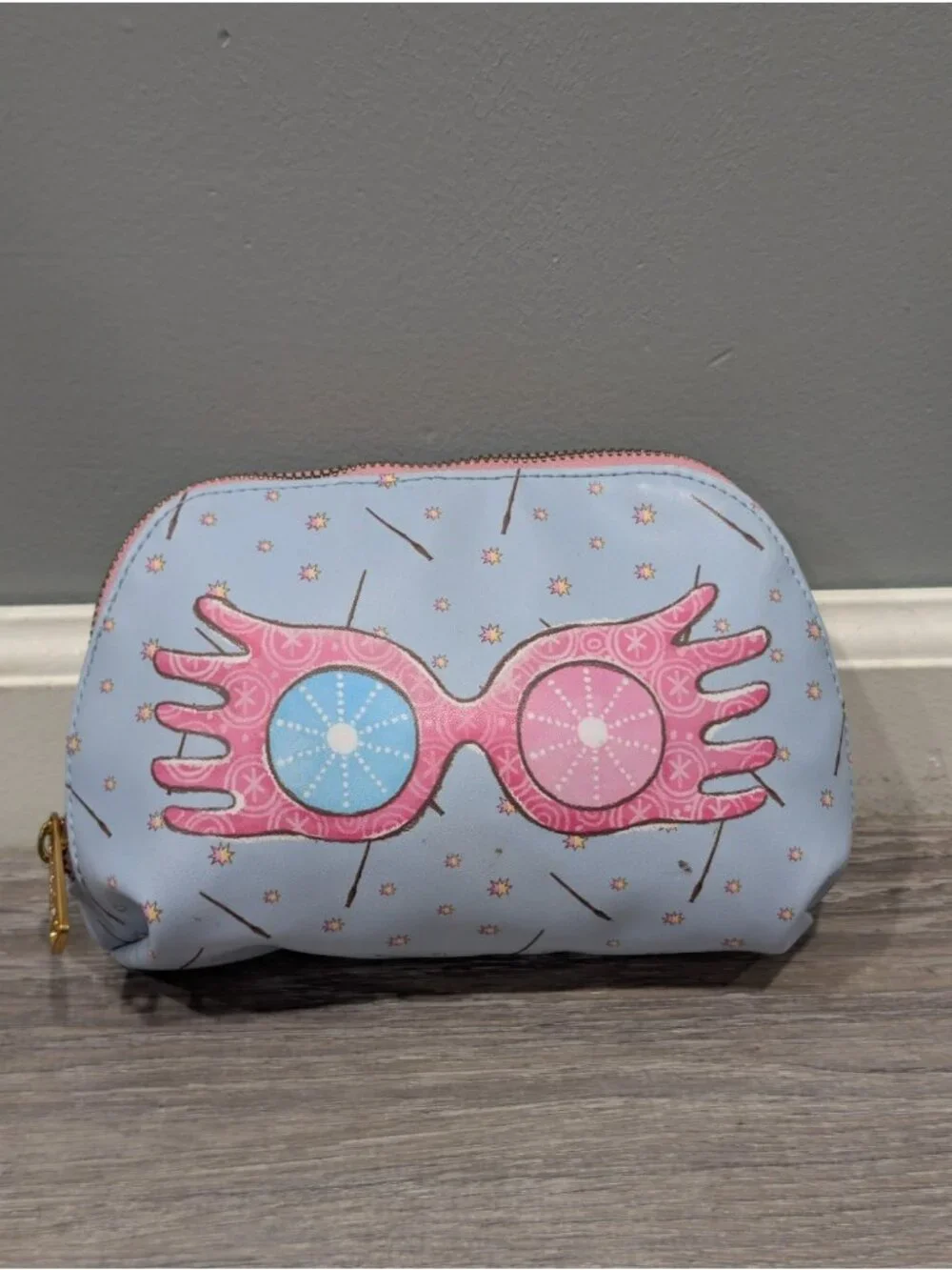 Loungefly Harry Potter Luna Lovegood Make Up Bag Pencil Case - Pre-Owned Blue